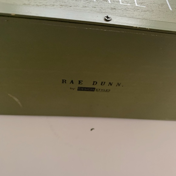 Rae Dunn Happy Fall Y’all green wooden block candlestick holder stand decor - Picture 7 of 10